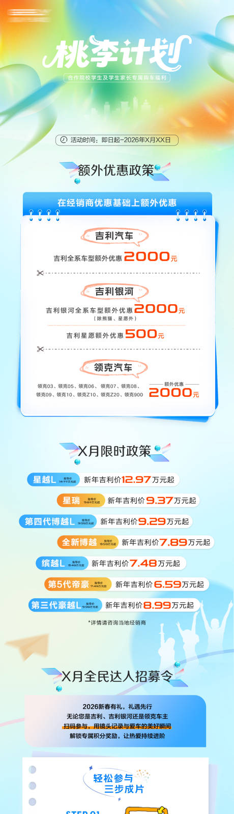 源文件下载【享设计】搜索编号：33110036088604544【汽车政策长图海报】