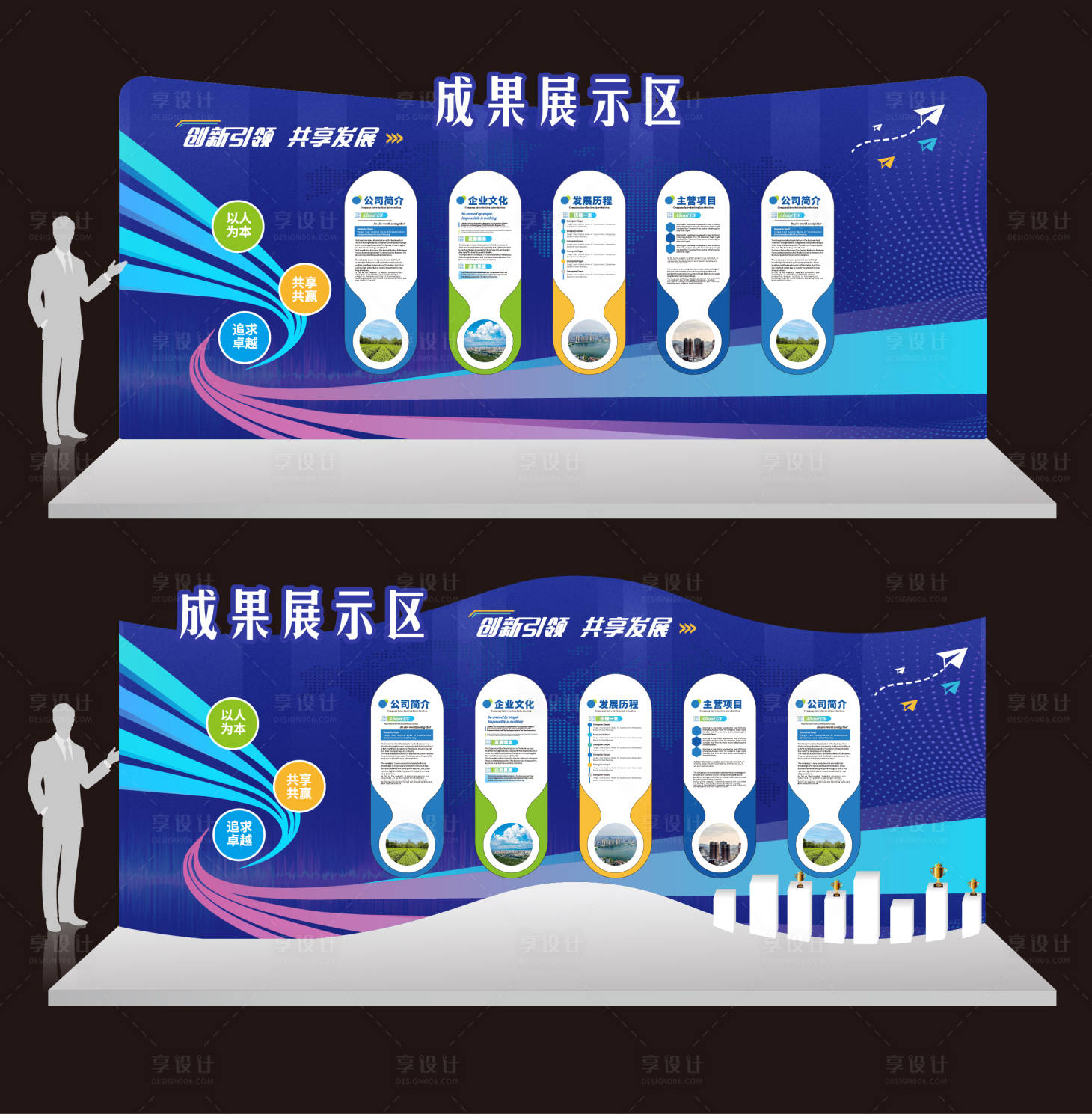 源文件下载【享设计】搜索编号：76390035954956179【论坛会议成果展示文化墙背景板】