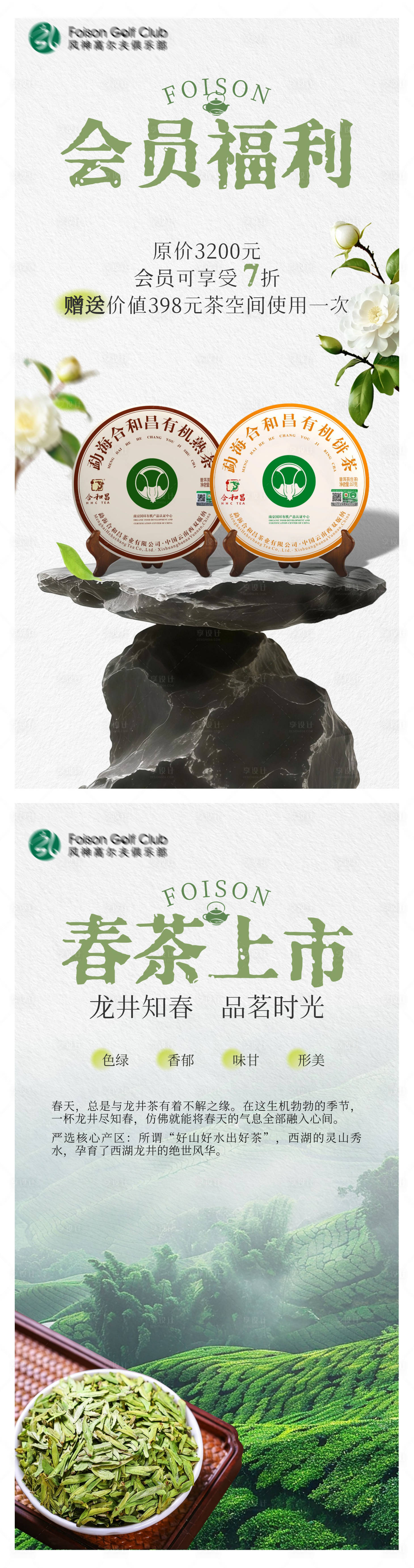 源文件下载【享设计】搜索编号：18140035844715284【春茶龙井宣传海报】