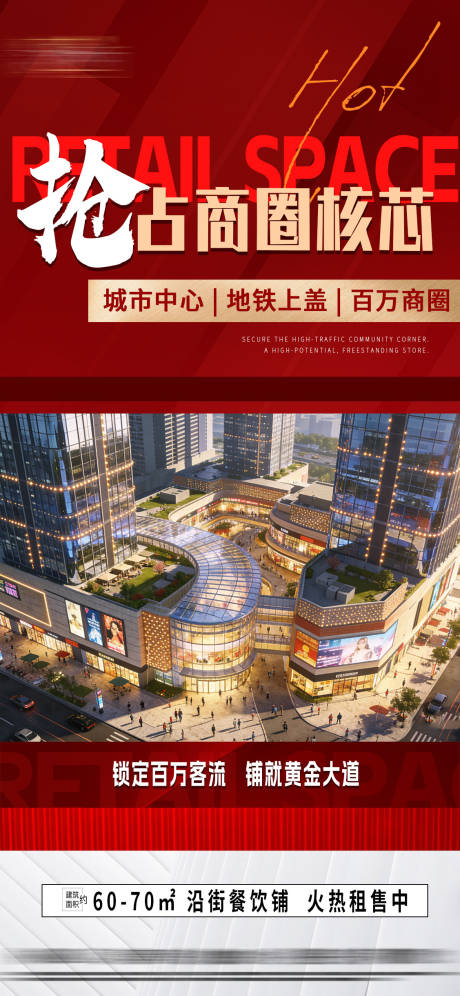 源文件下载【享设计】搜索编号：75310035923585345【地产商铺海报】