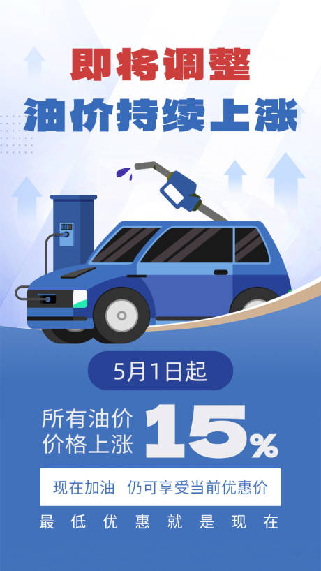 源文件下载【享设计】搜索编号：94140035959958593【油价上涨宣传海报】