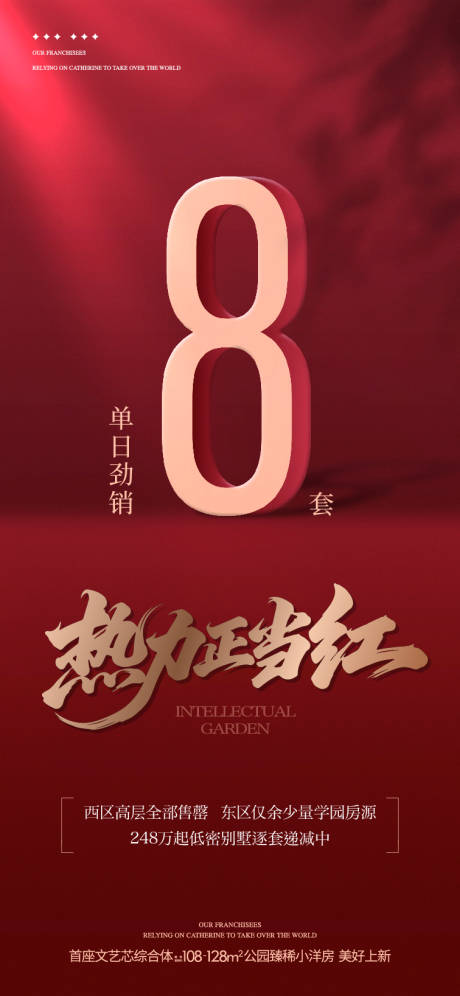 源文件下载【享设计】搜索编号：11670035598274377【地产热销数字数据海报】