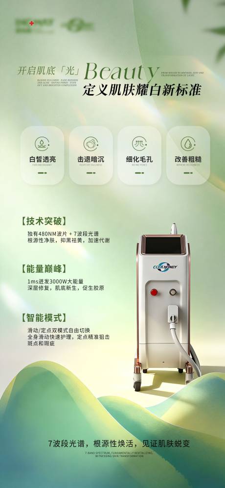 源文件下载【享设计】搜索编号：44850035888722692【医美仪器海报】