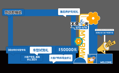 源文件下载【享设计】搜索编号：52940036276377641【春日汽车美陈】