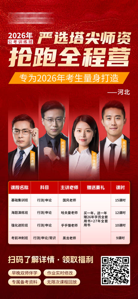 源文件下载【享设计】搜索编号：34680036326575079【公考编制课程讲师海报】