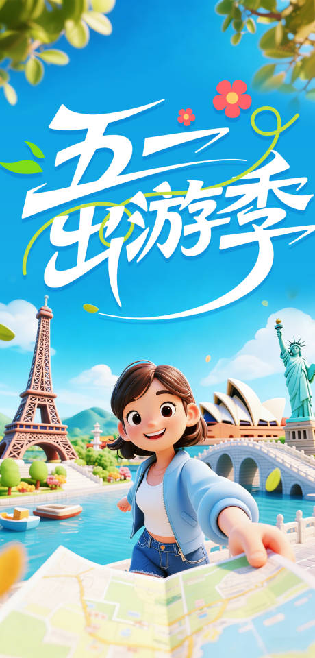 源文件下载【享设计】搜索编号：11470036296561153【五一出游季】