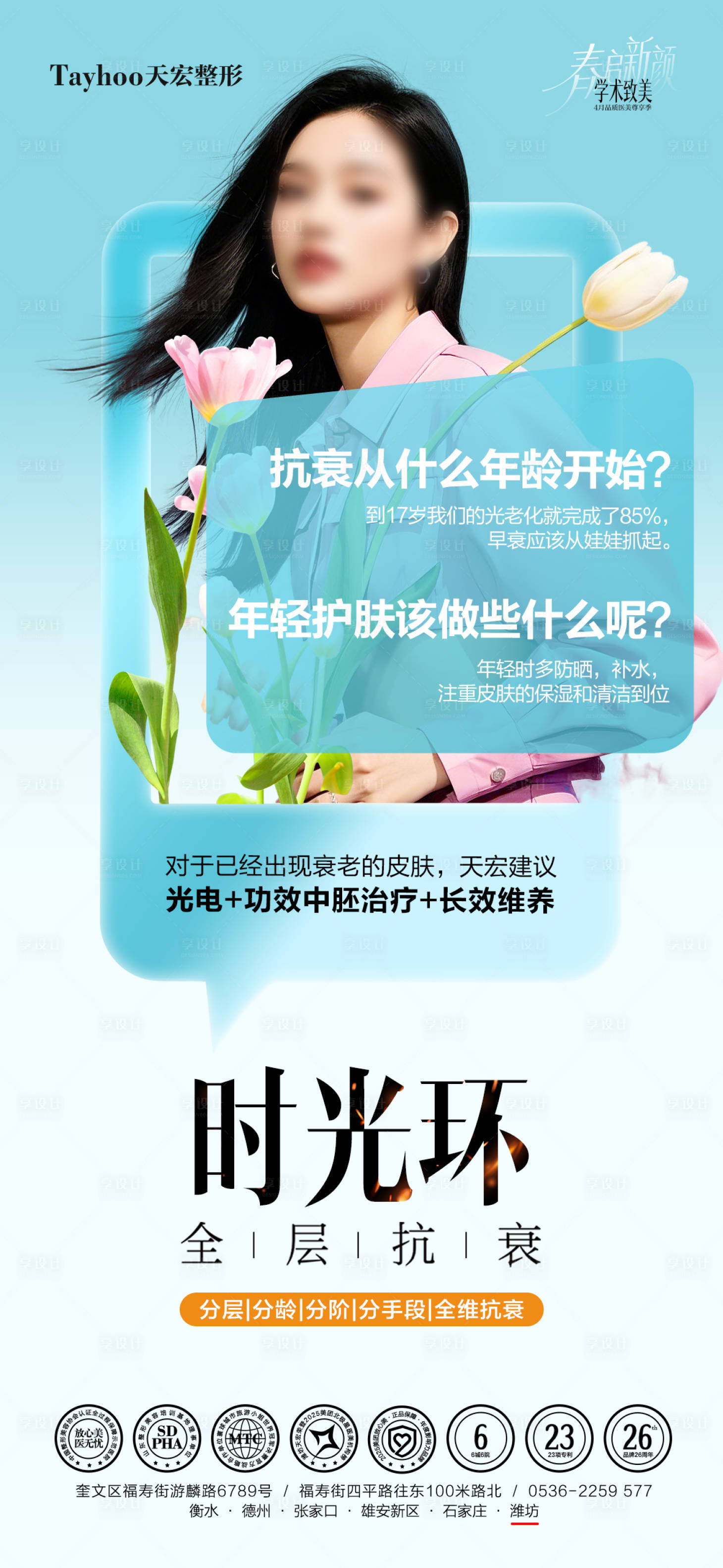 源文件下载【享设计】搜索编号：25800036578436273【医美科普海报】