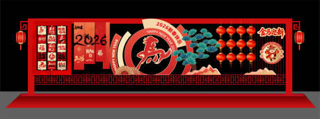 源文件下载【享设计】搜索编号：89210036345418113【文化墙美陈】
