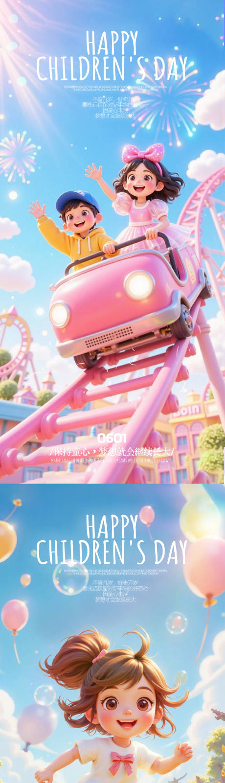 源文件下载【享设计】搜索编号：24740036219833056【六一儿童节海报】