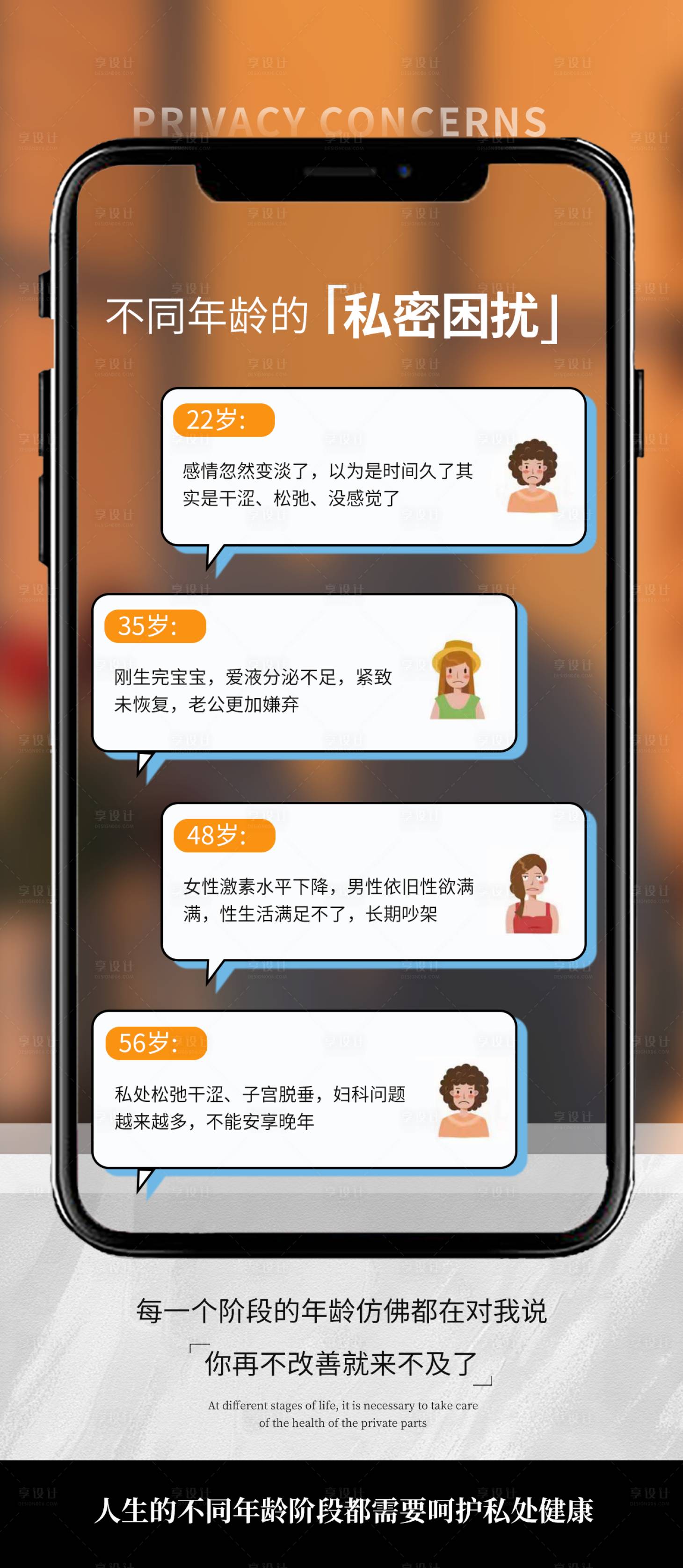 源文件下载【享设计】搜索编号：24630036317139281【女性科普海报】