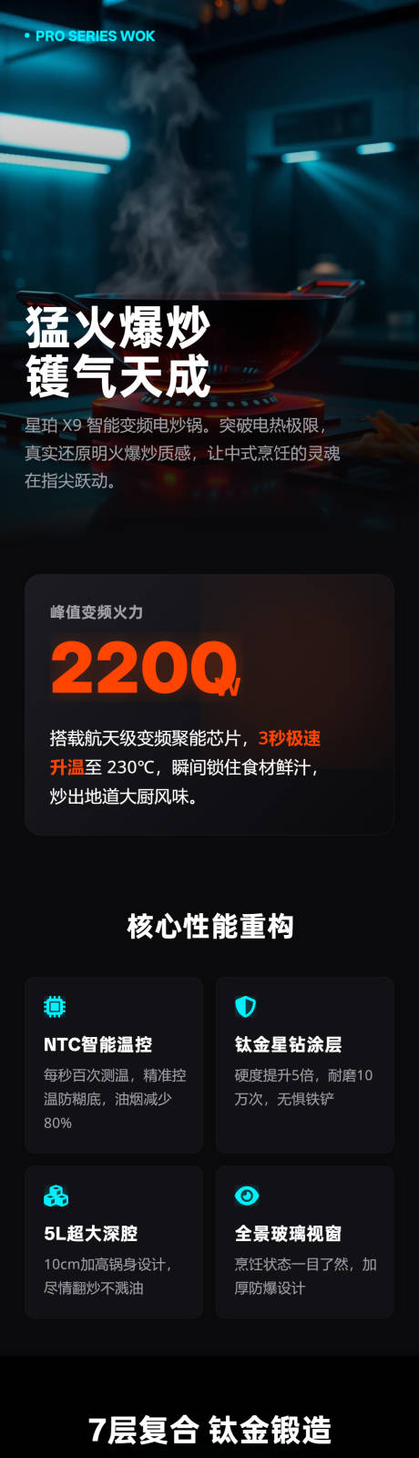 源文件下载【享设计】搜索编号：41750036290886048【硬核前沿科技风电炒锅电商详情页】