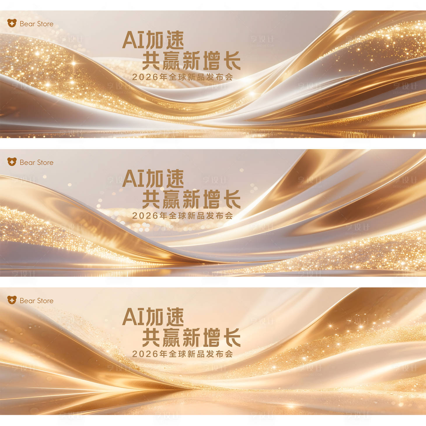 源文件下载【享设计】搜索编号：72140036590776157【金色晚宴背景板】
