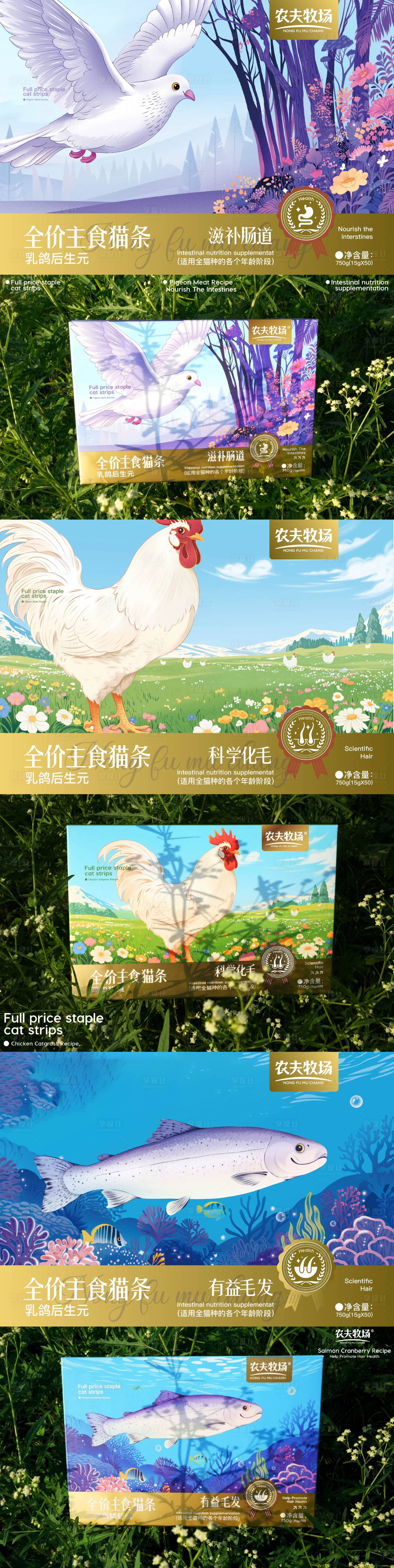 源文件下载【享设计】搜索编号：28550036437175170【宠物包装设计】