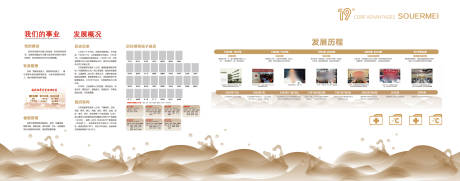 源文件下载【享设计】搜索编号：24830036364604895【企业发展历程文化墙展板】