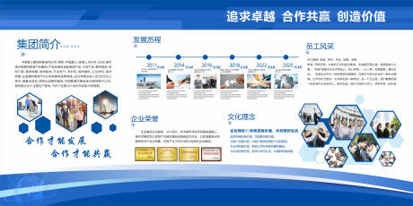 源文件下载【享设计】搜索编号：86760036173463122【企业展厅宣传展板文化墙】