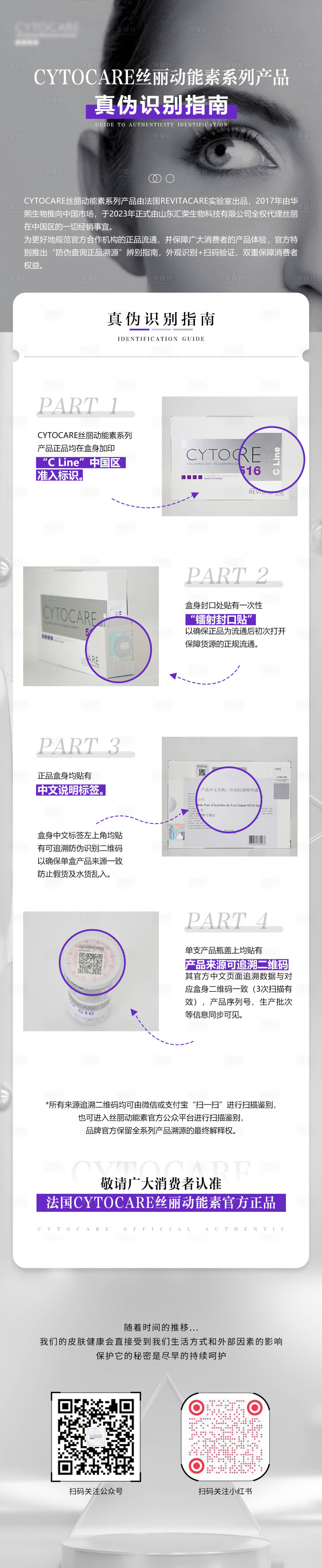 源文件下载【享设计】搜索编号：90960036217477613【产品真伪识别指南海报】