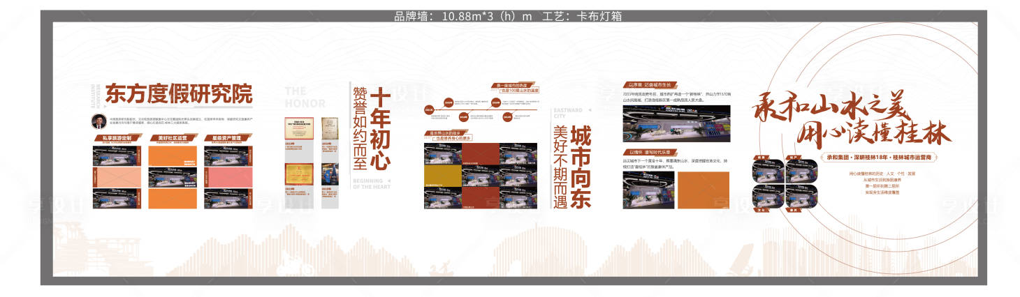 源文件下载【享设计】搜索编号：79680036483815426【企业展厅品牌历程文化墙】