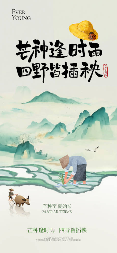 源文件下载【享设计】搜索编号：98360036260322753【24节气夏季芒种】