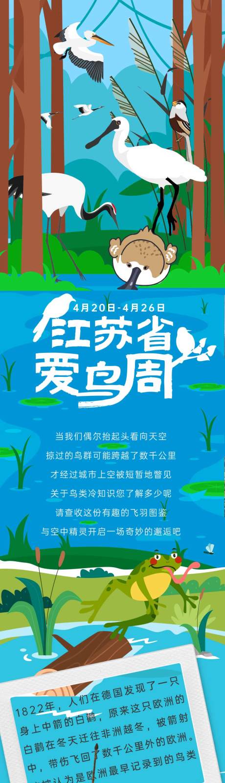 源文件下载【享设计】搜索编号：27800036478945495【爱鸟周长图专题设计】