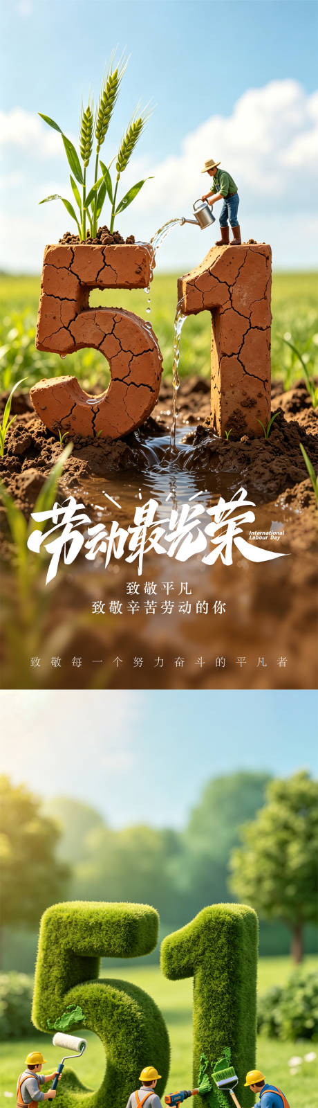源文件下载【享设计】搜索编号：89410036493403709【五一劳动节简约大气五一劳动节致敬劳动】