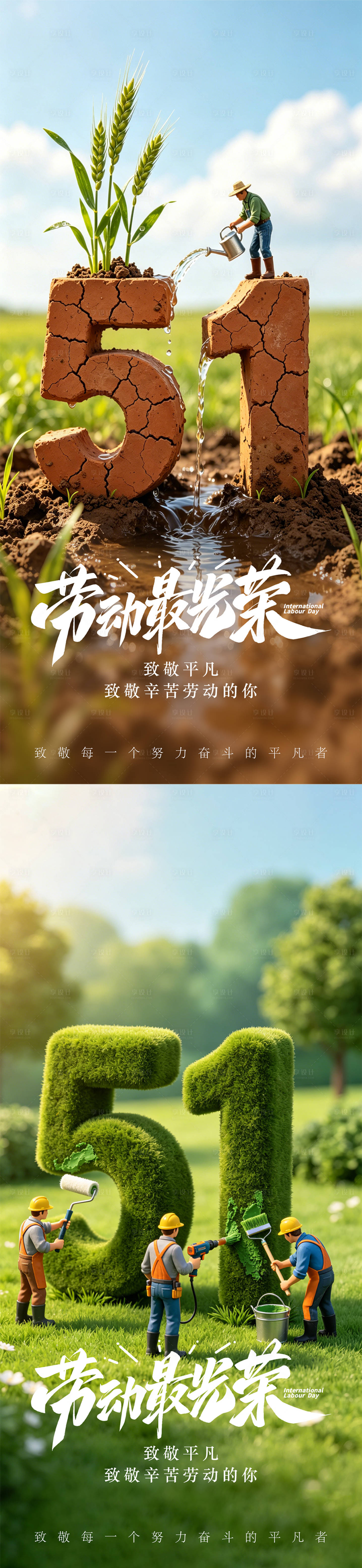 源文件下载【享设计】搜索编号：89410036493403709【五一劳动节简约大气五一劳动节致敬劳动】