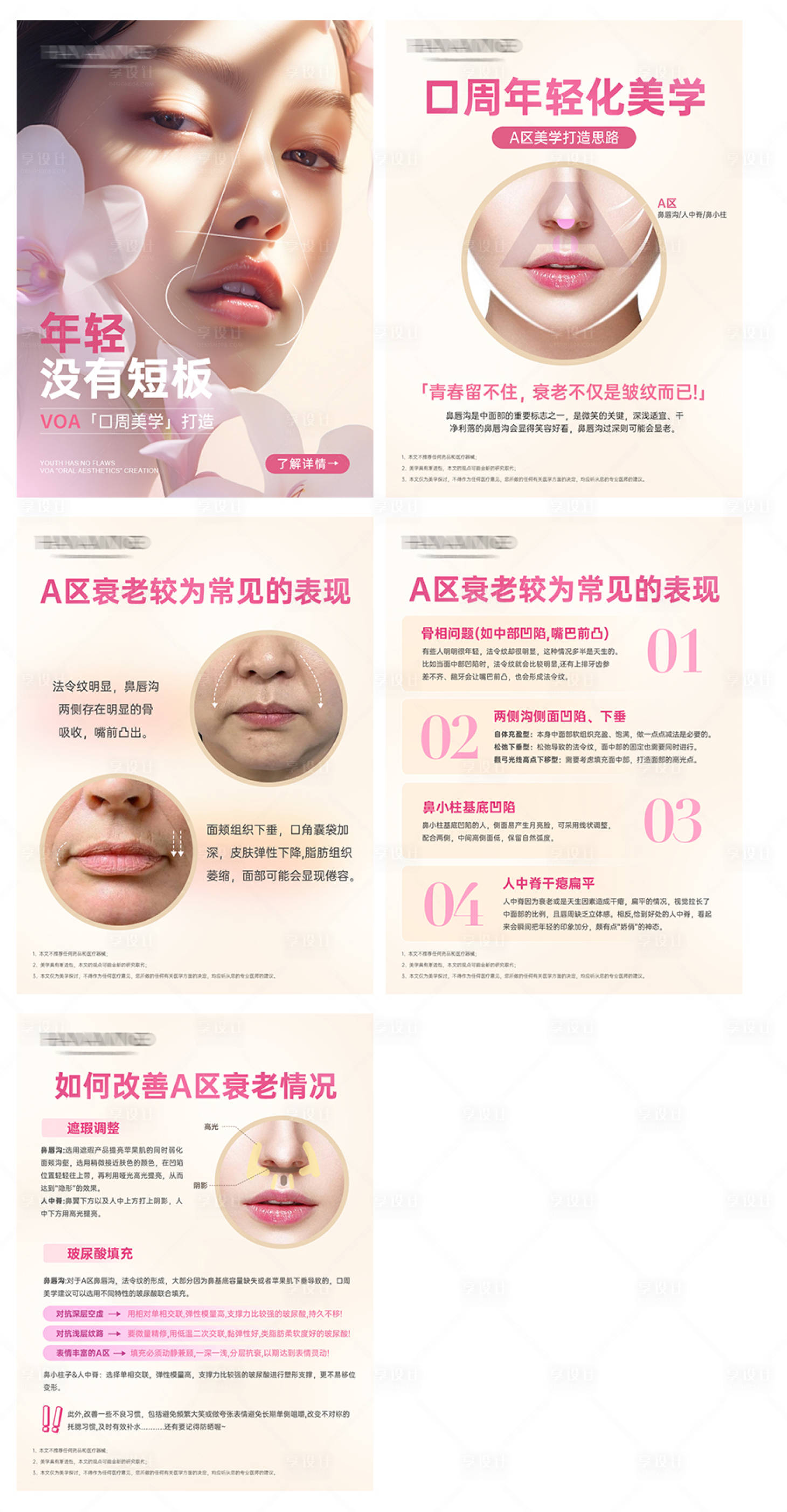 源文件下载【享设计】搜索编号：13290036286457239【美业口周年轻化科普小红书系列图文】