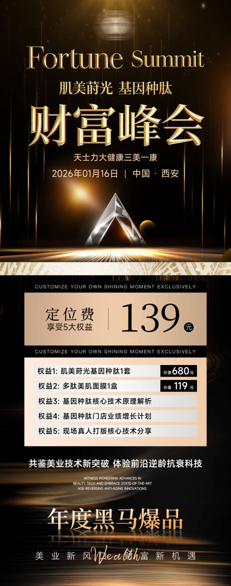 源文件下载【享设计】搜索编号：72970036337187214【财富峰会定位费会员权益邀请函】