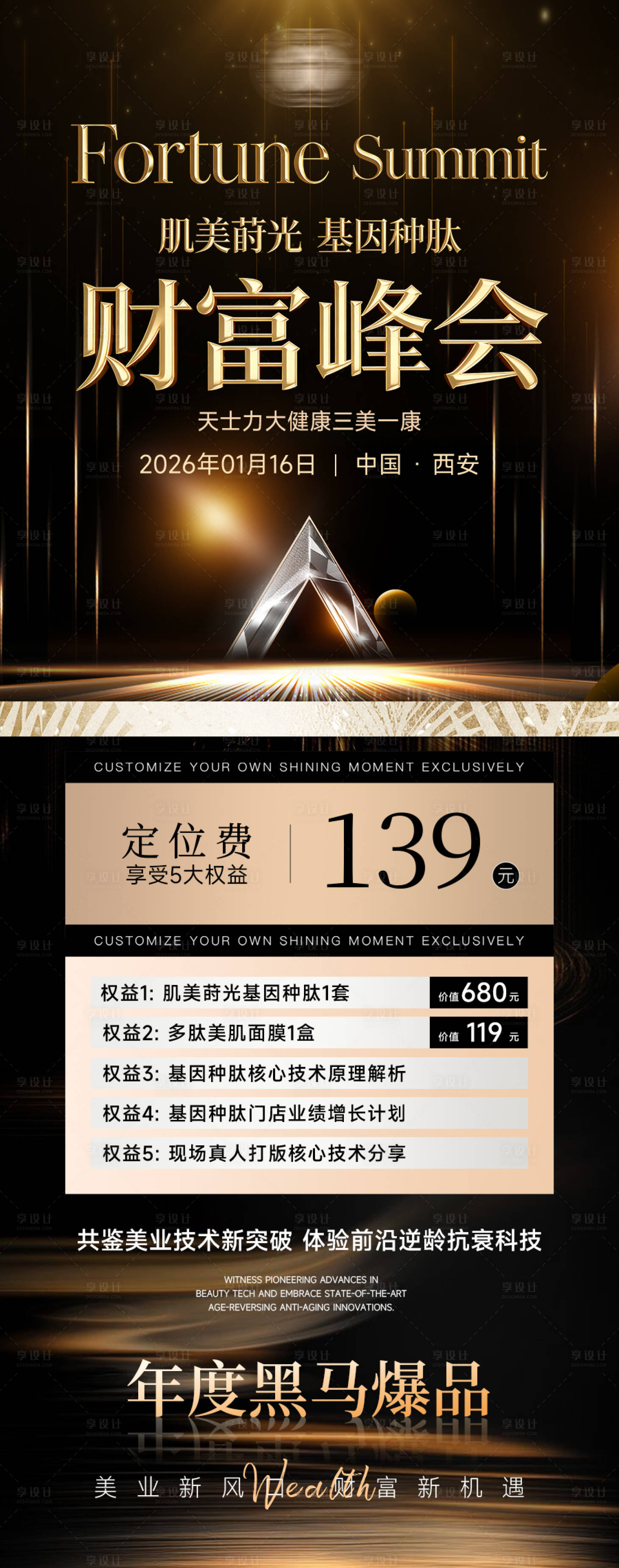 源文件下载【享设计】搜索编号：72970036337187214【财富峰会定位费会员权益邀请函】