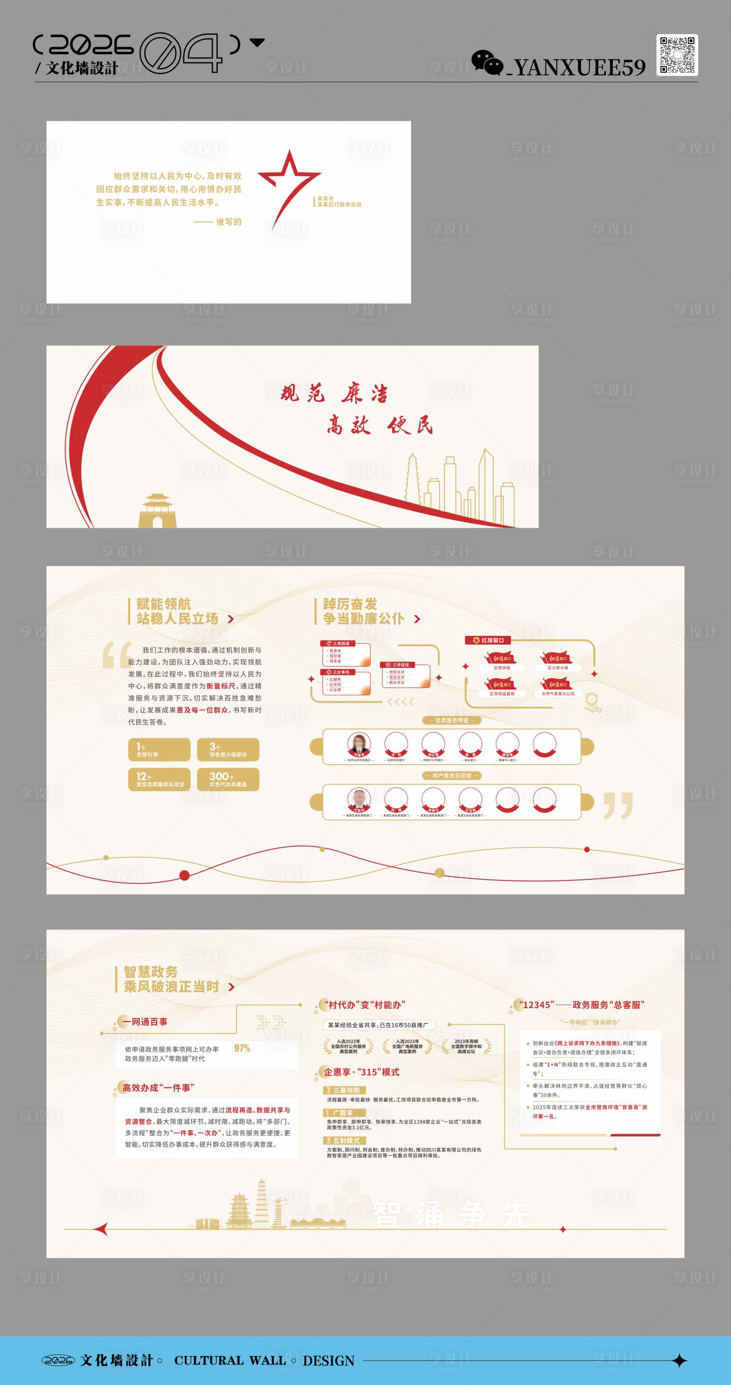 源文件下载【享设计】搜索编号：88860036465864783【红色正能量文化墙】