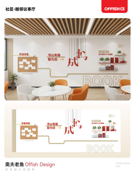 源文件下载【享设计】搜索编号：33500036180643491【社区睦邻议事厅文化墙】