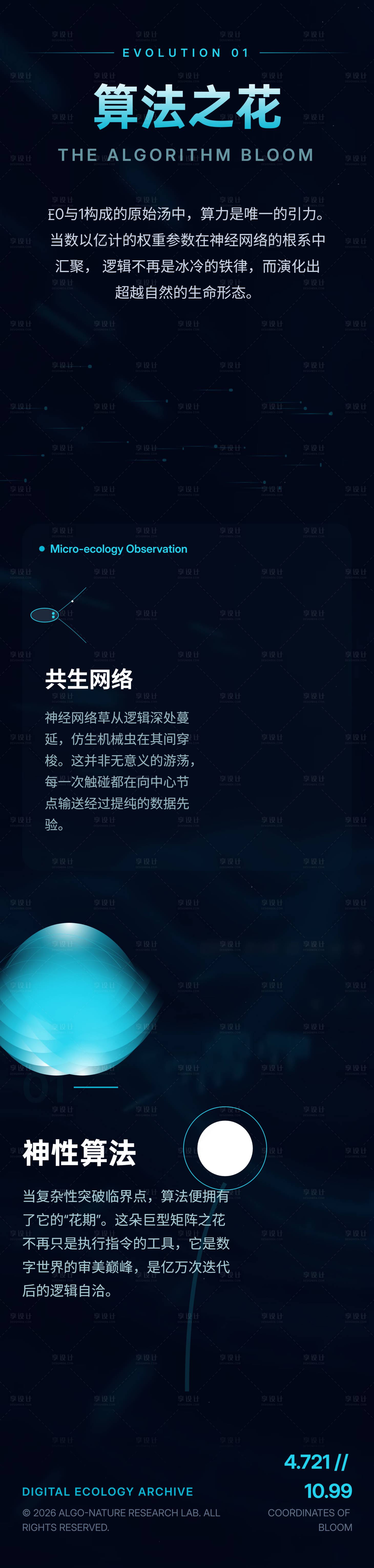 源文件下载【享设计】搜索编号：24270036263399315【算法之花数字生态的终极演化】