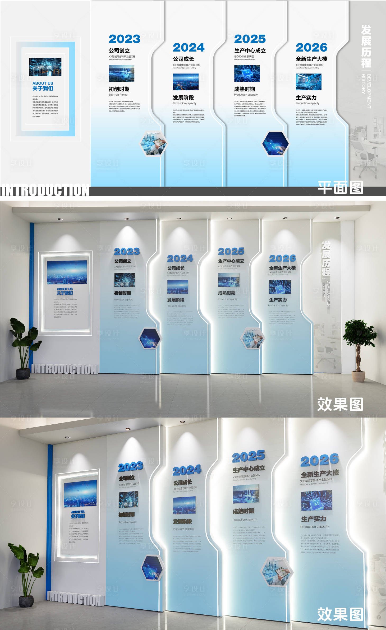 源文件下载【享设计】搜索编号：96310036214223671【科技公司发展历程】