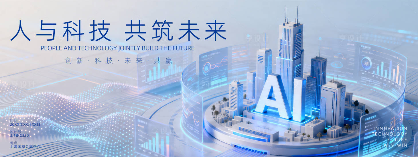 源文件下载【享设计】搜索编号：44350036486601140【展会背景板     】