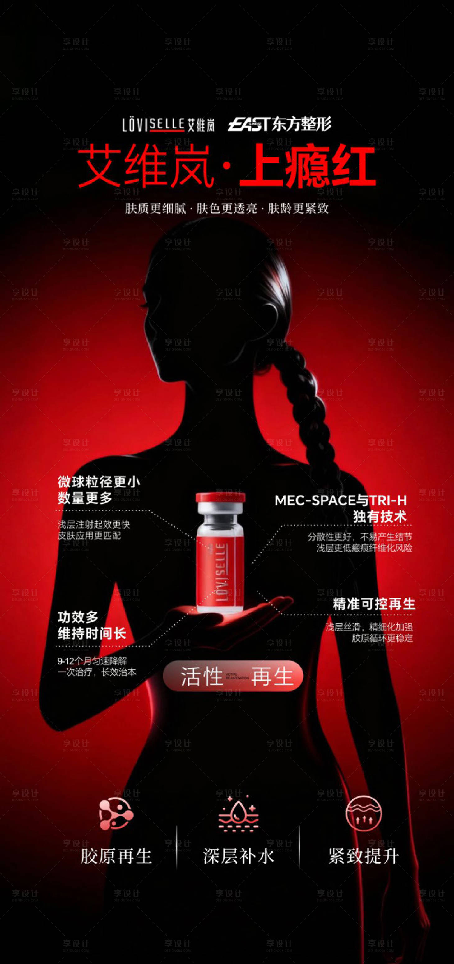 源文件下载【享设计】搜索编号：63070036196477462【艾维岚上瘾红海报】