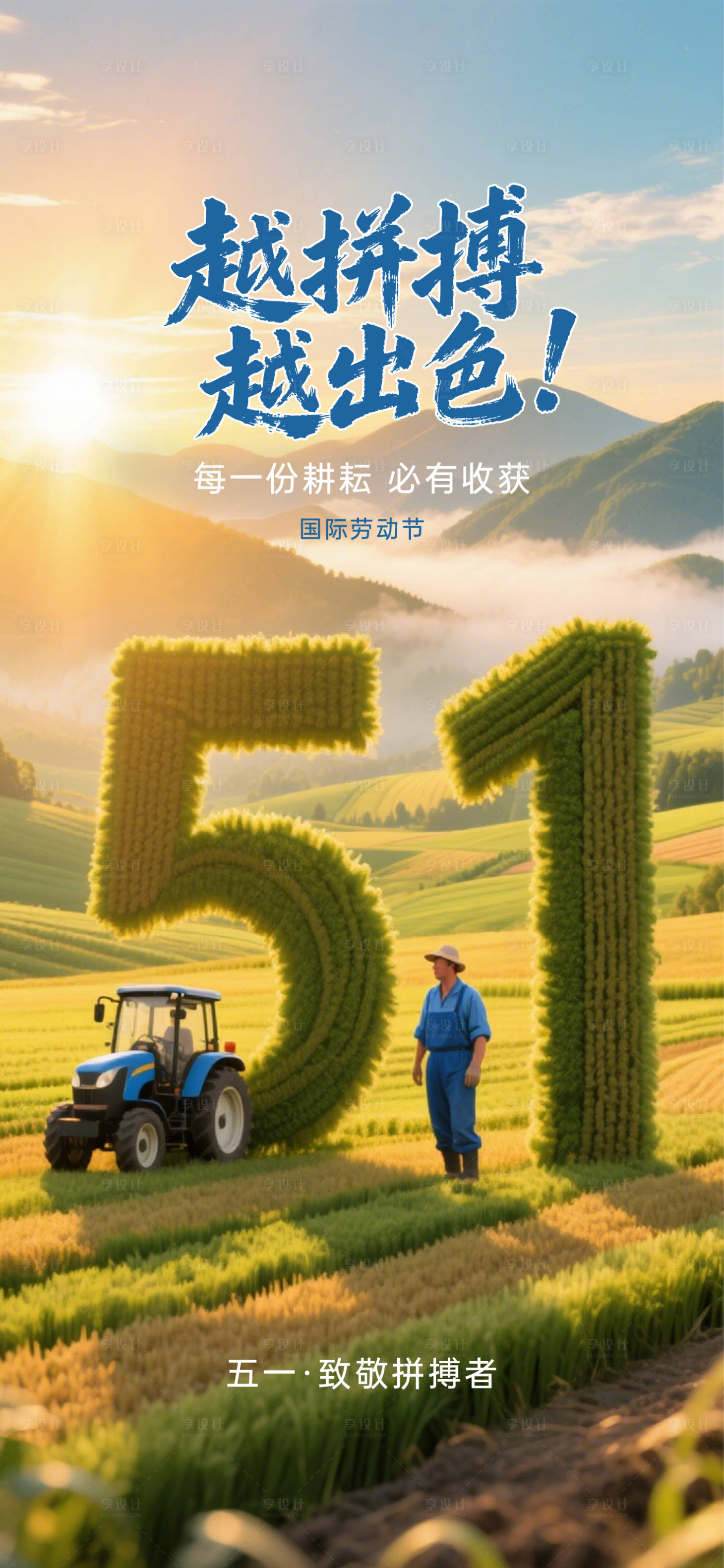 源文件下载【享设计】搜索编号：64850036446811651【劳动节海报】