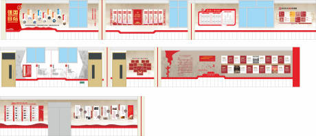 源文件下载【享设计】搜索编号：16990036195511010【校园党建文化墙背景板】