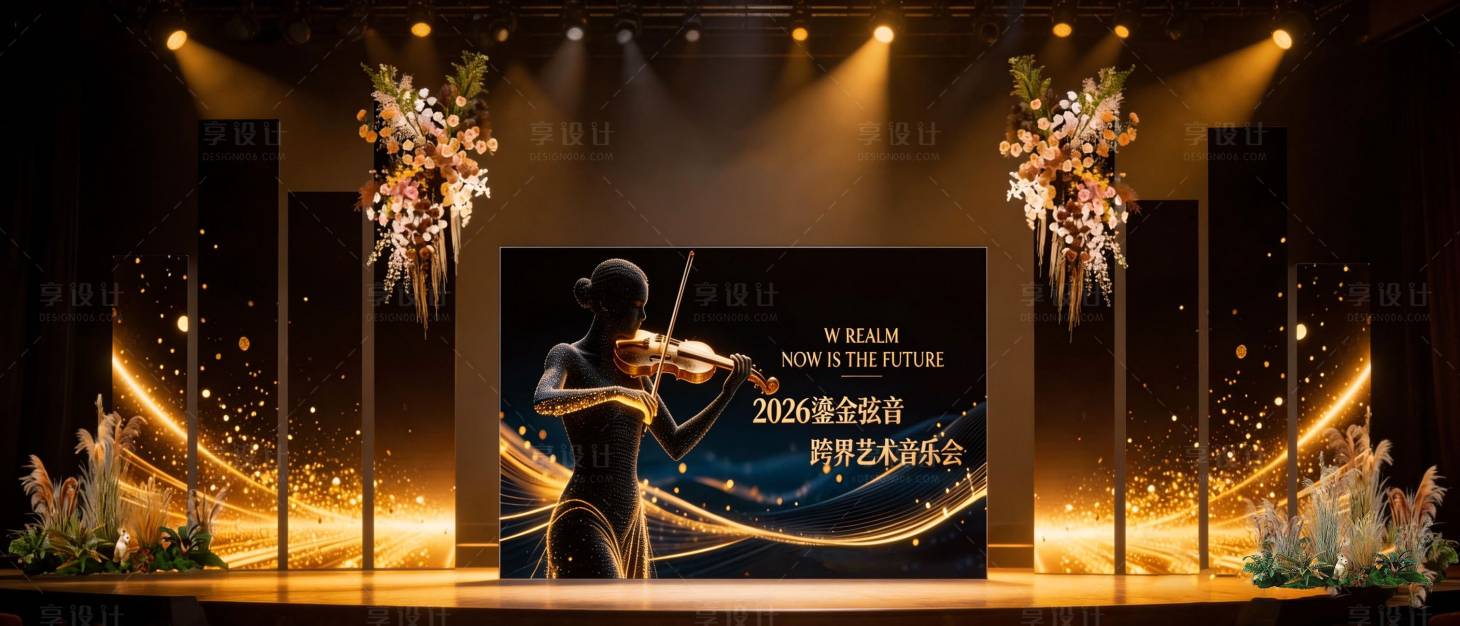 源文件下载【享设计】搜索编号：95570036612489384【音乐会kv背景板】