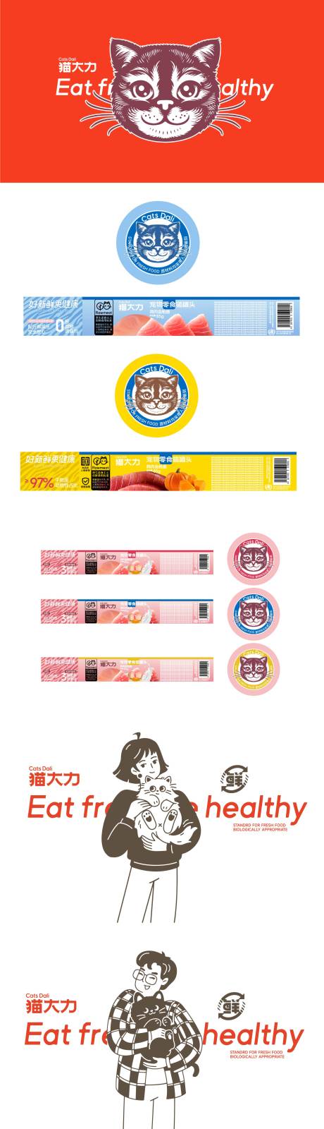 源文件下载【享设计】搜索编号：15790036463153978【宠物包装品牌猫粮设计vi】