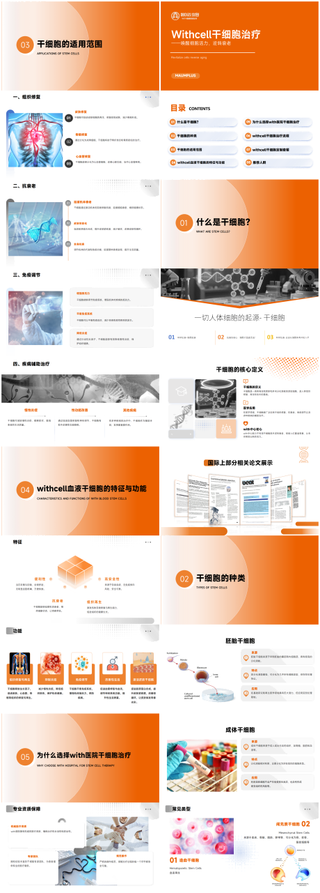 源文件下载【享设计】搜索编号：79390036383945866【干细胞医疗项目介绍PPT】