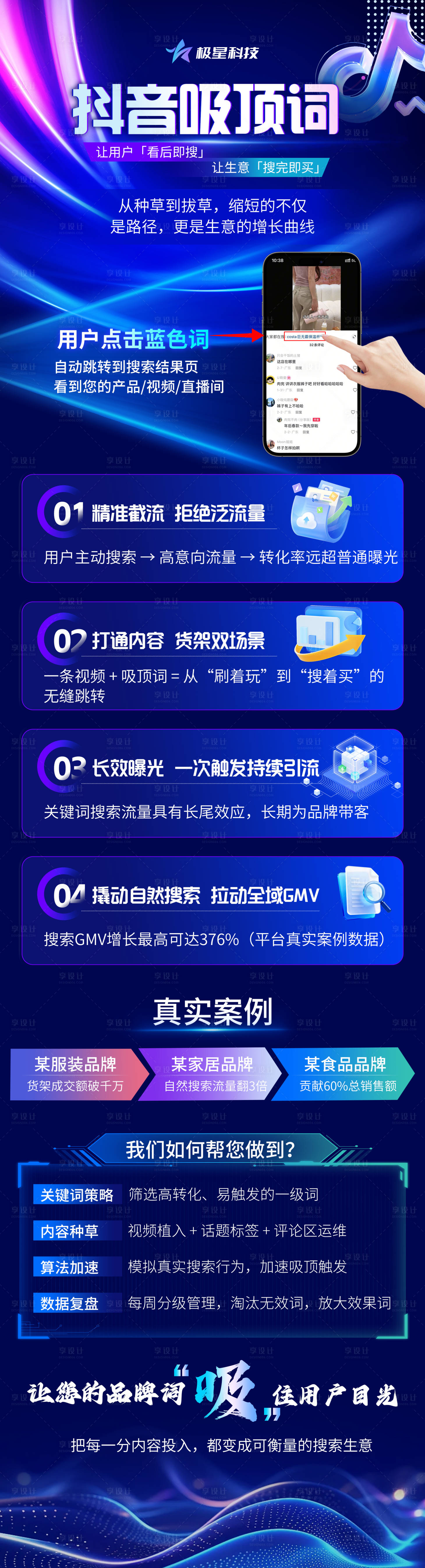 源文件下载【享设计】搜索编号：21610036392728625【商务合作海报抖音吸长图海报】
