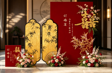源文件下载【享设计】搜索编号：59260036415362657【订婚喜宴】