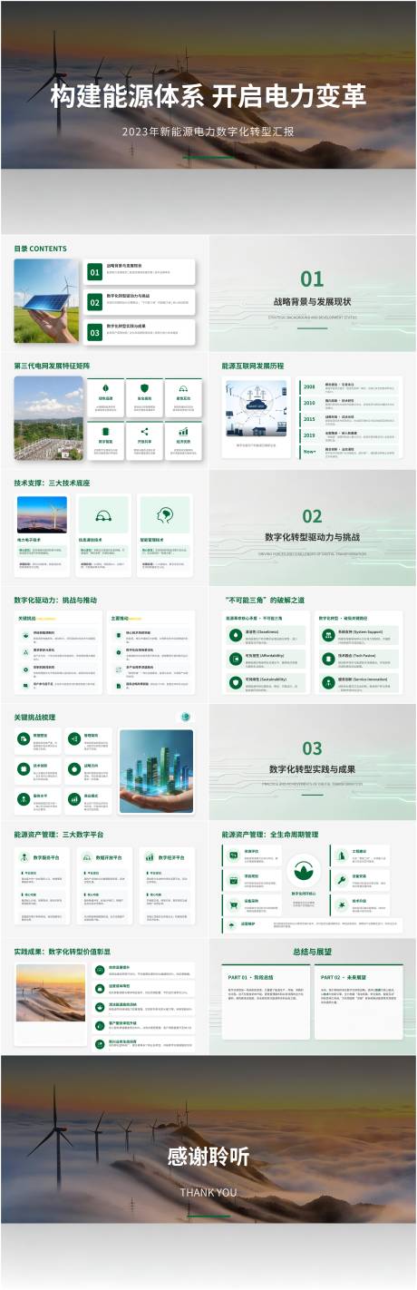 源文件下载【享设计】搜索编号：92180036411515182【电网电力方案ppt模板样式电力国】