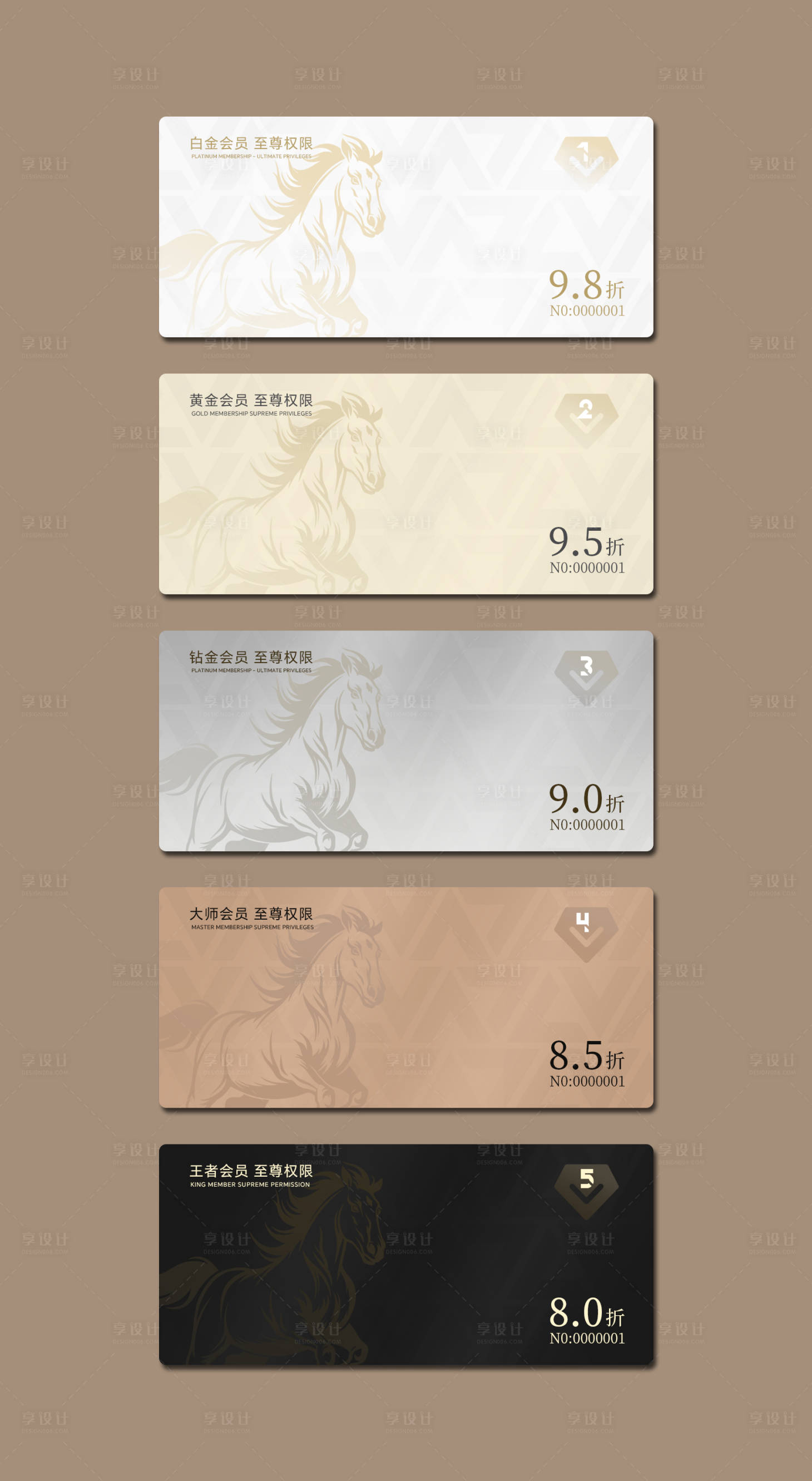 源文件下载【享设计】搜索编号：70070036619479080【高端会员卡模板】