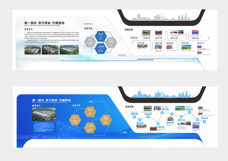 源文件下载【享设计】搜索编号：48250036218324433【企业文化墙历程】