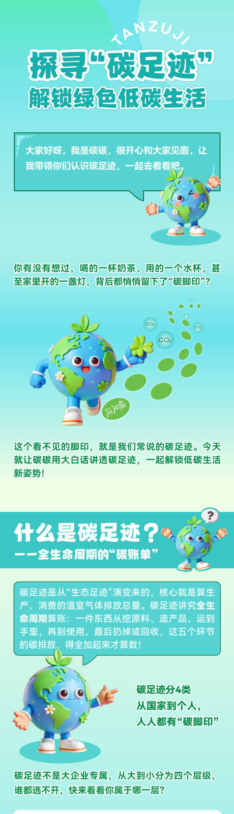 源文件下载【享设计】搜索编号：74340036384104713【碳足迹长图】