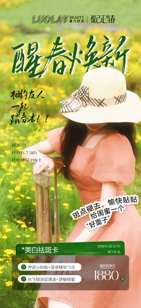 源文件下载【享设计】搜索编号：30170036312179093【医美醒春焕新海报】