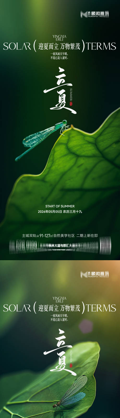 源文件下载【享设计】搜索编号：69320036631093063【立夏海报】