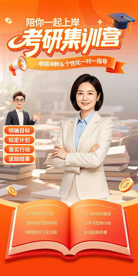 源文件下载【享设计】搜索编号：68850036584435117【考研教培机构直播间贴片】