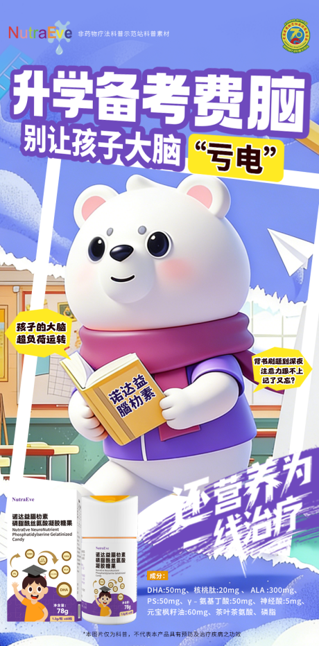 源文件下载【享设计】搜索编号：32700036164906776【营养品海报】