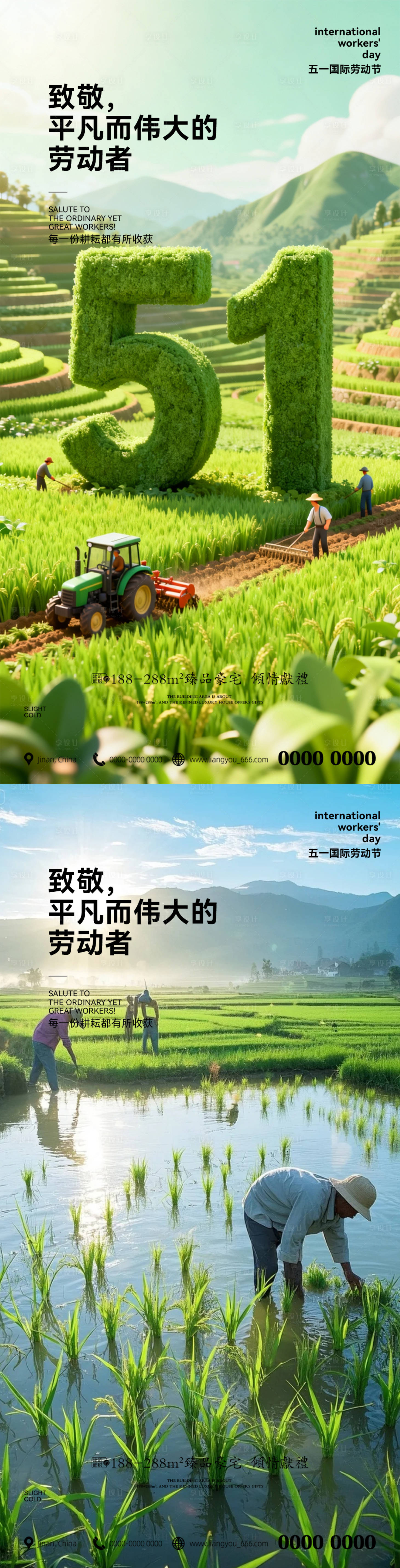 源文件下载【享设计】搜索编号：55270036511335562【51劳动节海报】
